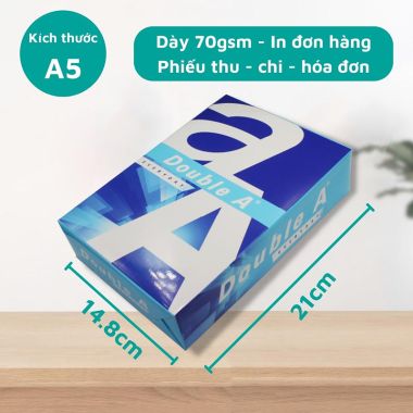 Giấy A5 Double A 70gsm