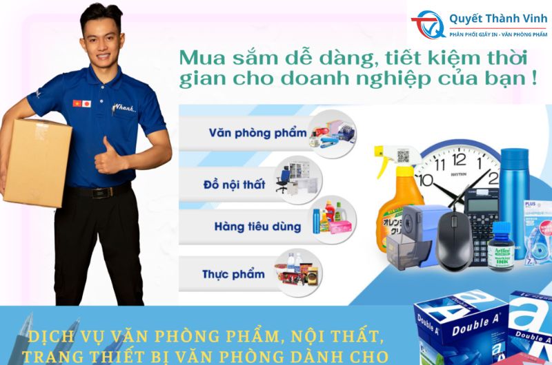Giao văn phòng phẩm nhanh trong 60 phút tại quận Gò Vấp