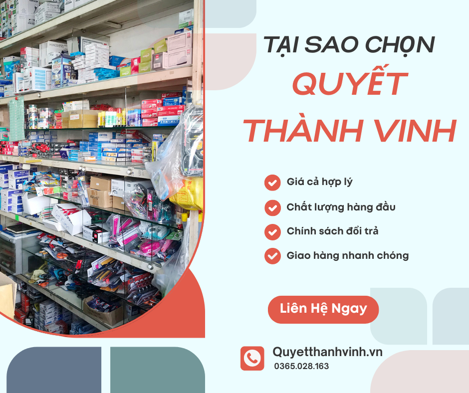 Văn phòng phẩm quận 3 - Quyết Thành Vinh