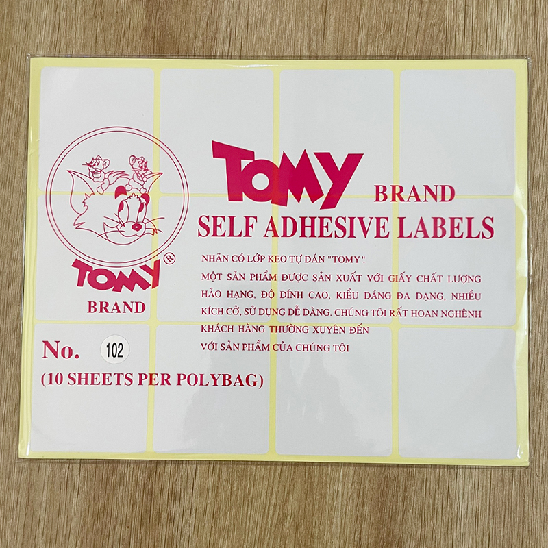 Giấy decal A5 Tomy 102