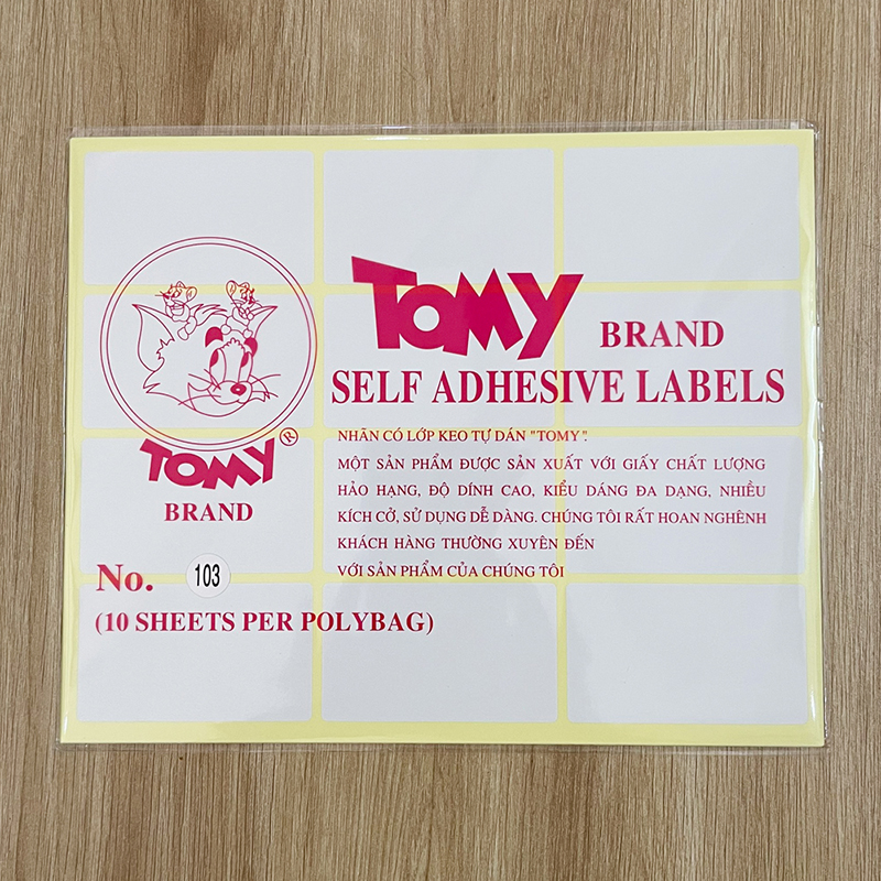 Giấy decal A5 Tomy 103