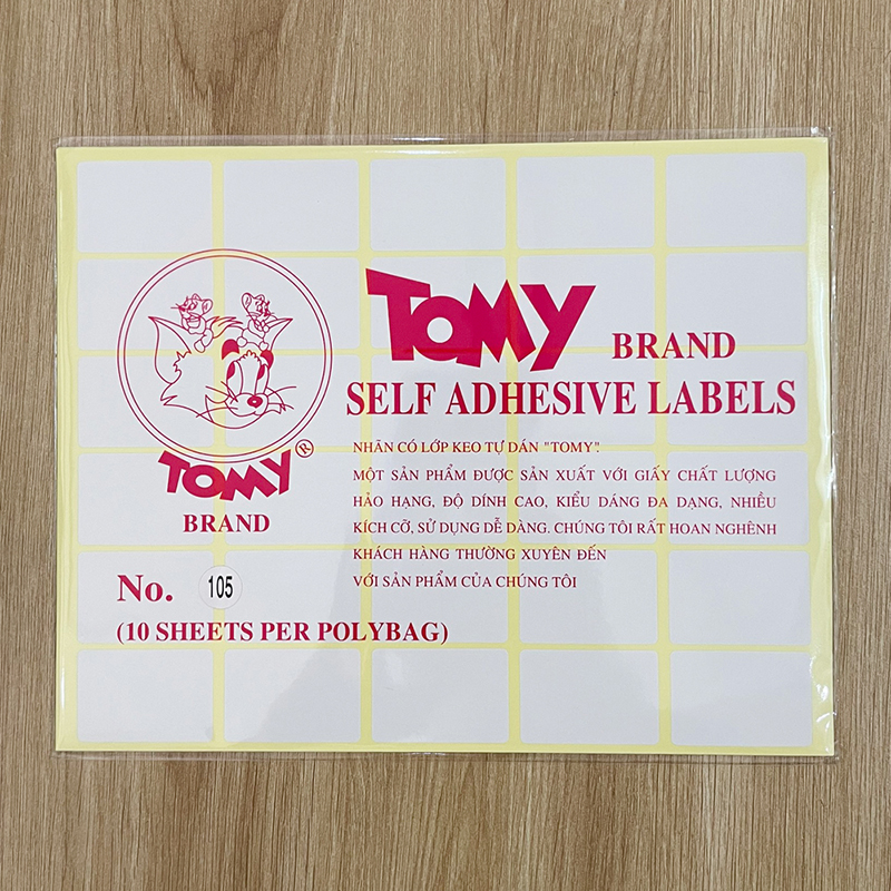 Giấy decal A5 Tomy 105