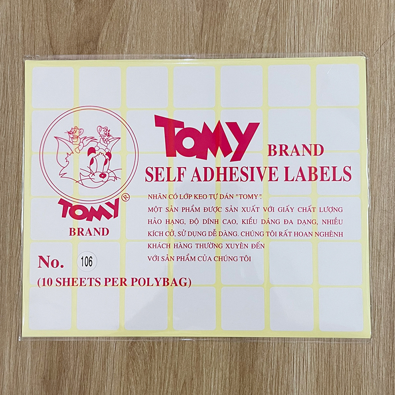 Giấy decal A5 Tomy 106