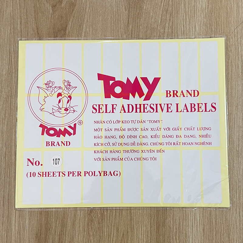 Giấy decal A5 Tomy 107