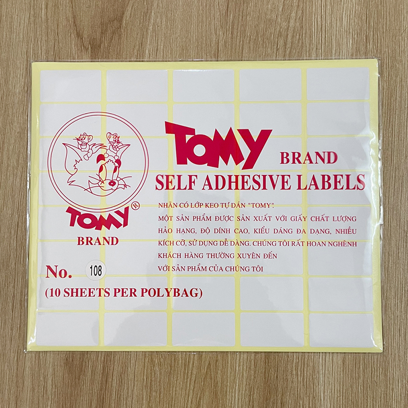 Giấy decal A5 Tomy 108