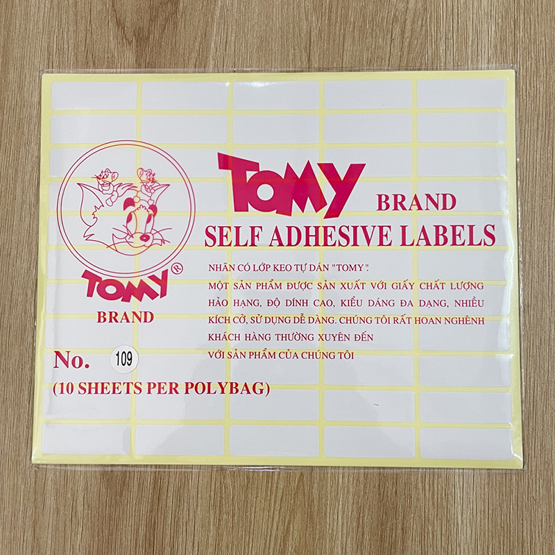 Giấy decal A5 Tomy 109