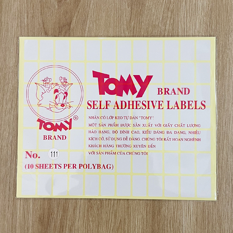 Giấy decal A5 Tomy 111