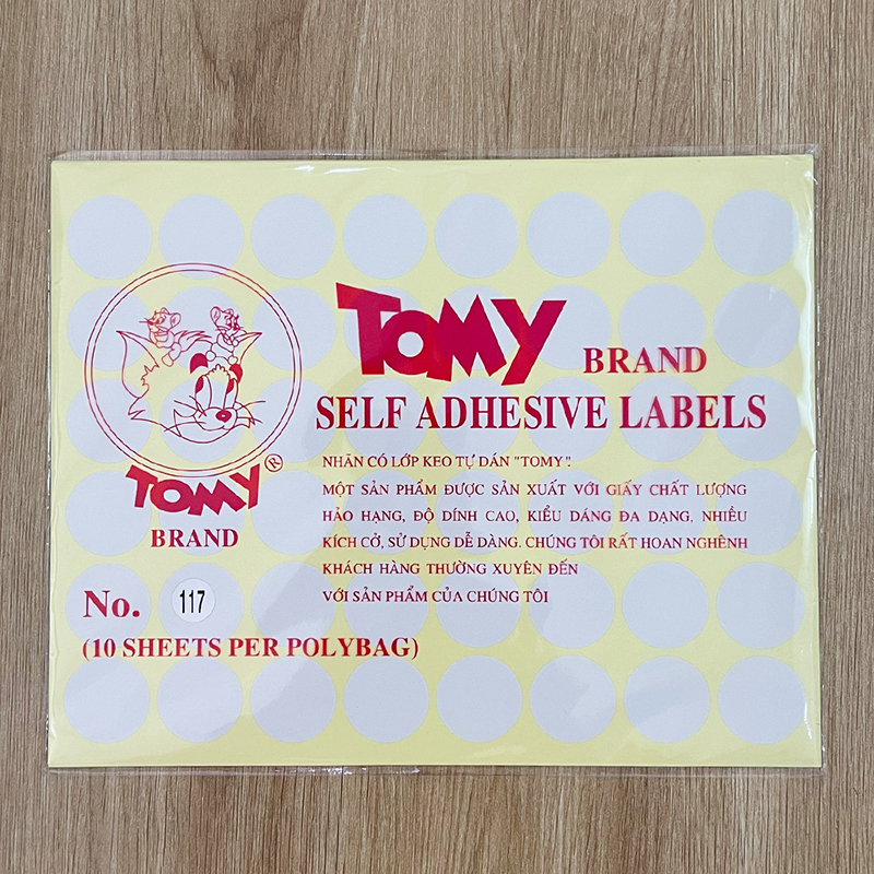 Giấy decal A5 Tomy 117