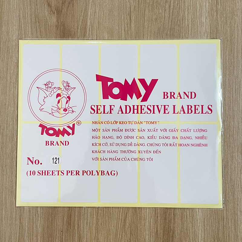 Giấy decal A5 Tomy 121