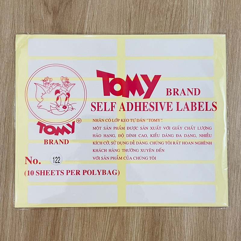 Giấy decal A5 Tomy 122