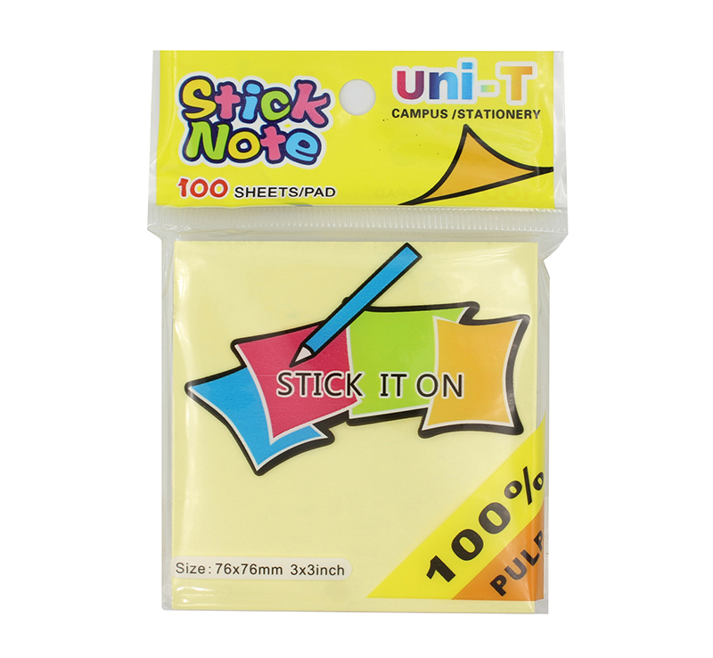 Giấy note vàng 3x3 Uni-T