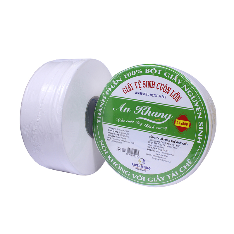 Giấy vệ sinh cuộn lớn 700gram