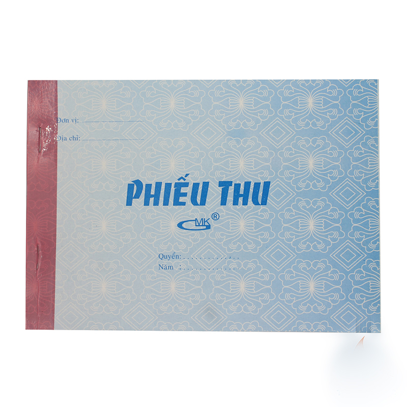 Phiếu thu 3 liên 13x19cm