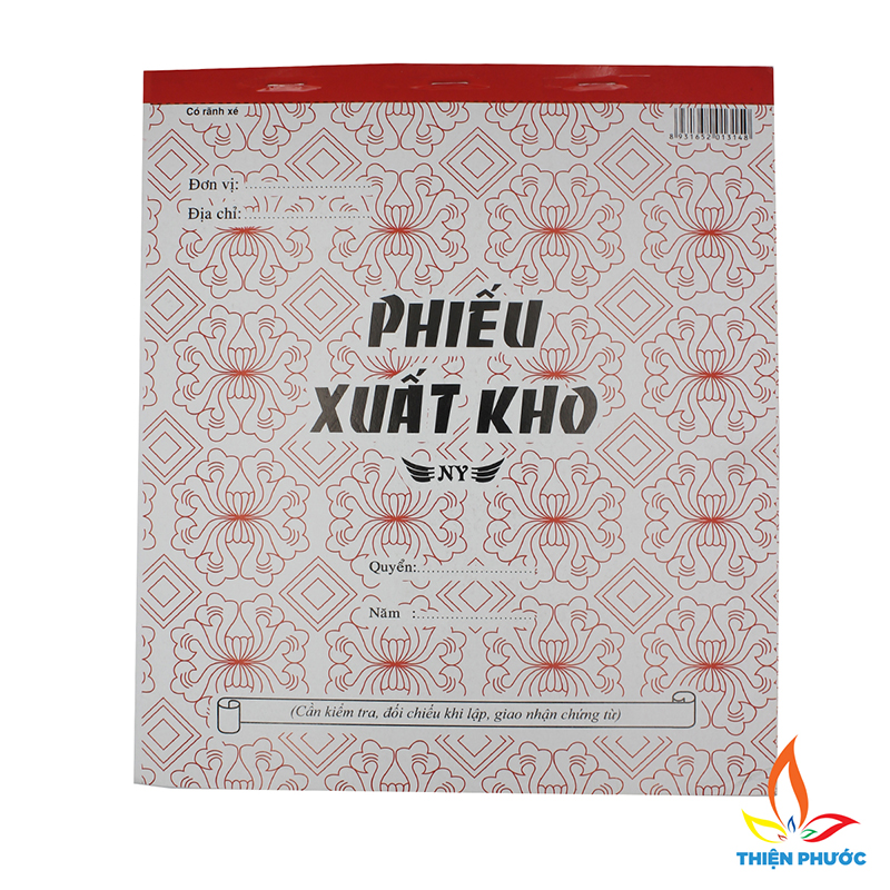 Phiếu xuất kho A4 - 3 liên