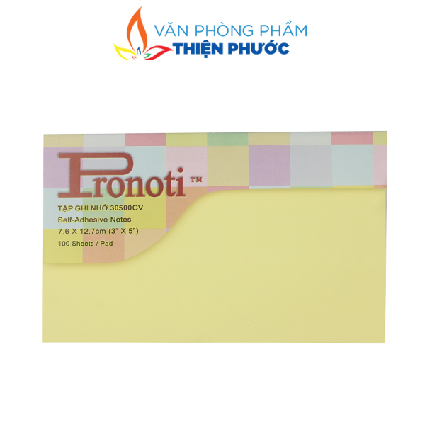 giấy note vàng Pronoti 3x5